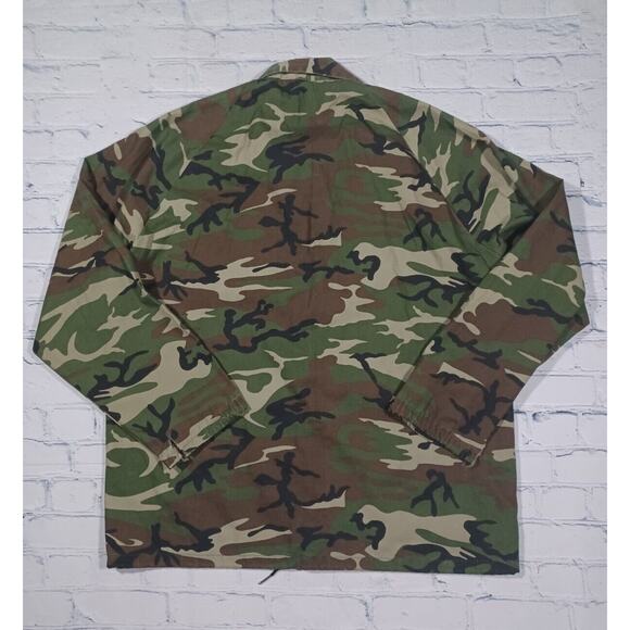 PLA JAC Jacket Mens L Camo Shacket Lightweight Vintage 60s Made In USA - Picture 3 of 5